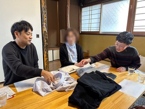 お茶会で畳み方ワーク