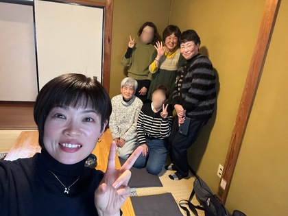 お茶会の集合写真